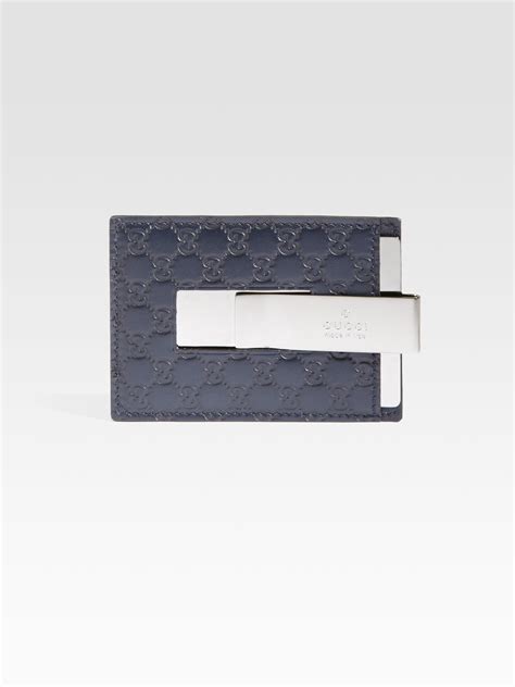 gucci money clip wallet blue|Gucci snake wallet price.